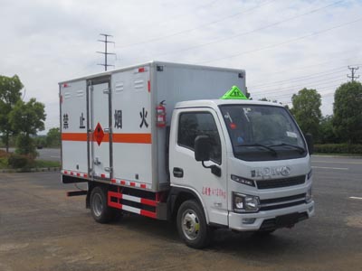 國(guó)六躍進(jìn)福運(yùn)柴油易燃?xì)怏w廂式運(yùn)輸車(chē)