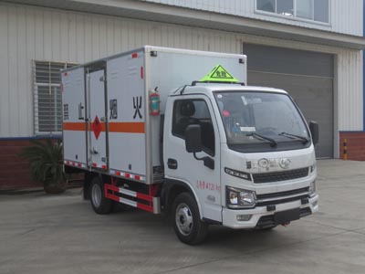 國(guó)六躍進(jìn)福運(yùn)柴油易燃液體廂式運(yùn)輸車(chē)