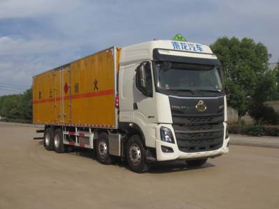 國(guó)六柳汽乘龍前四后八9.4米易燃液體廂式運(yùn)輸車(chē)